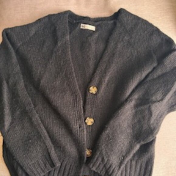 SO Sweaters - SO Women's Black Knit Cardigan Sweater S